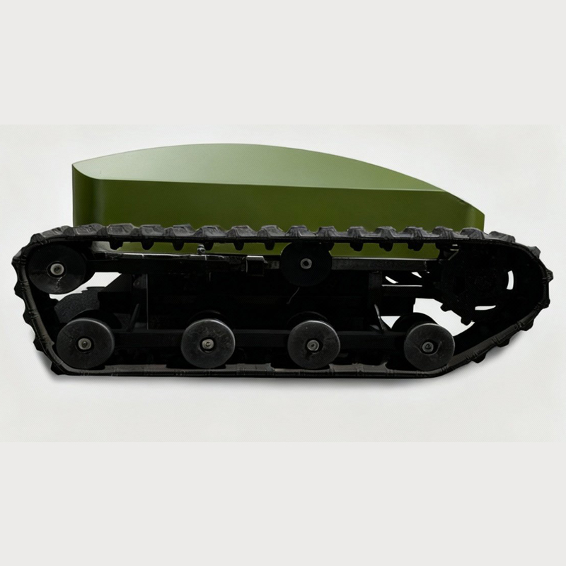 Cortadora de césped con orugas RC