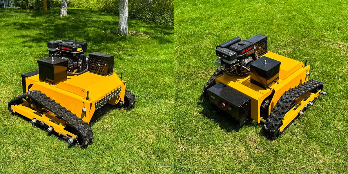 Ferngesteuerter Schlegelmäherroboter Ferngesteuerter Schlegelmäherroboter